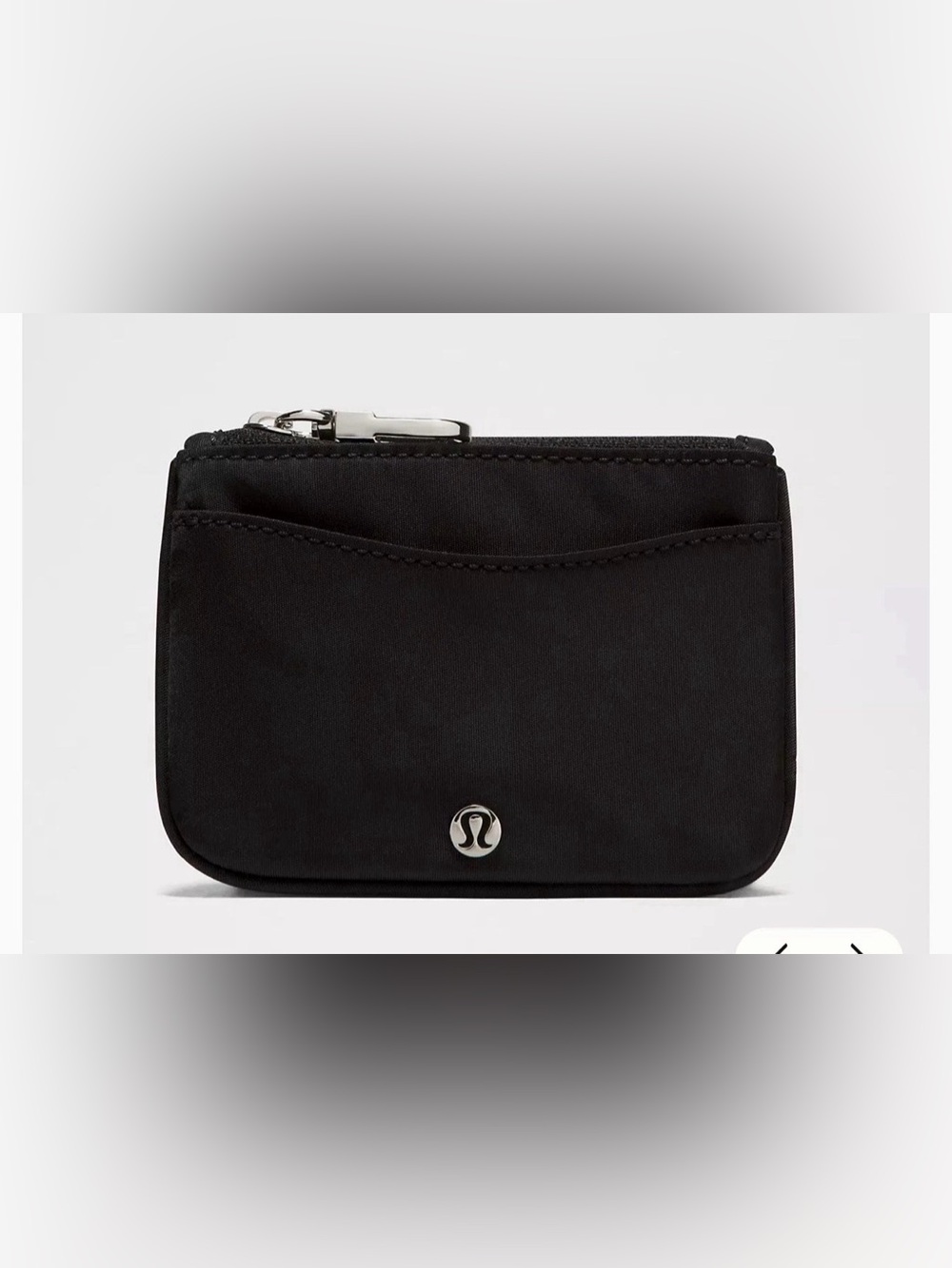 🖤 NEW lululemon True Identity Card Case Holder Black Nylon Wallet 🖤
